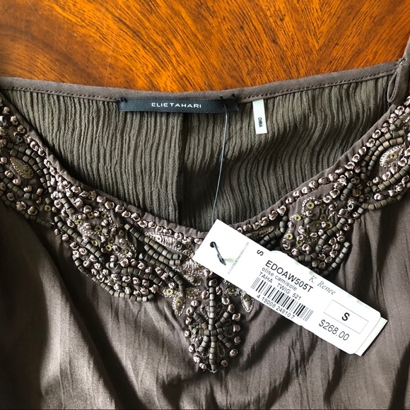 Elie Tahari Brown Silk Camisole - Picture 4 of 7